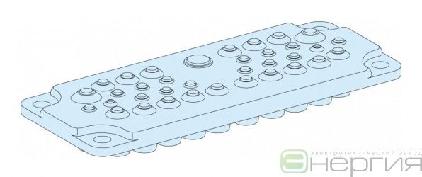 Сальниковая панель для ввода кабелей